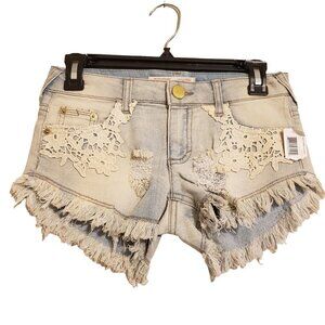 no boundaries Lace Pocket shorts Size 1 NWT
